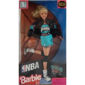 Vintage 1998 Memphis grizzlies/Vancouver Grizzlies Basketball Barbie Doll Collectible