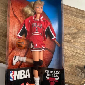 Vintage 1998 Chicago Bulls Basketball Barbie Doll Collectible