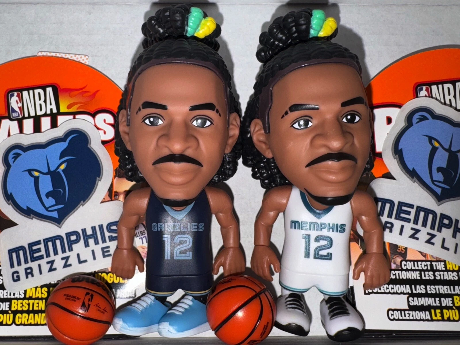 NBA Ballers Mini Action Figures Ja Morant Memphis Grizzlies (NEW) 2 Jerseys
