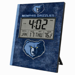 Memphis Grizzlies Digital Desk Clock